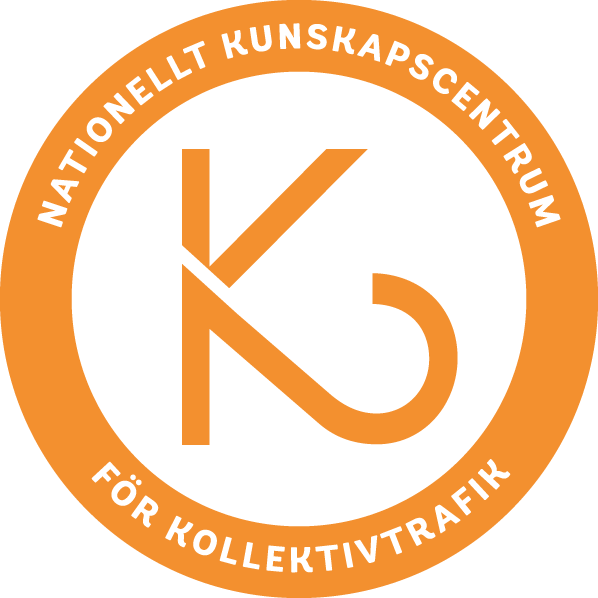 Logga för Nationellt Kunskapscentrum för Kollektivtrafik.